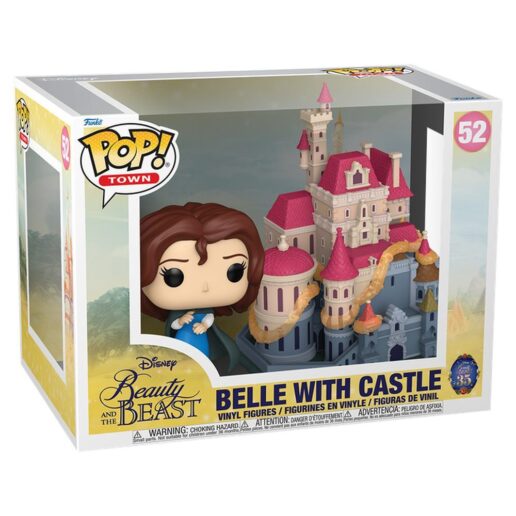 POP figure Town Disney Beauty And The Beast Towns Belle with Castle