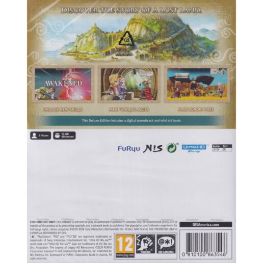 The Legend of Legacy HD Remastered Deluxe Edition Playstation 5 PS5