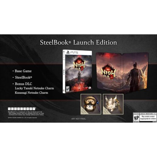 Nioh 3 Launch Edition Playstation 5 PS5 Steelbook ES IT Multi-Language in Game