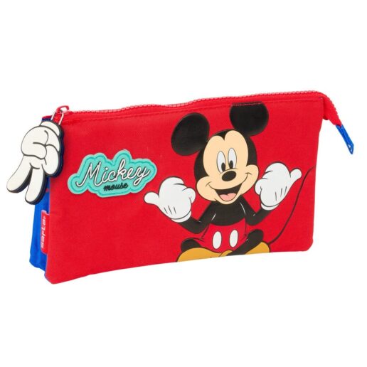 Disney Mickey Good Day triple pencil case