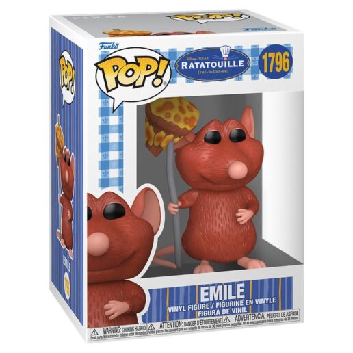 POP figure Disney Pixar Ratatouille Emile with Mushroom