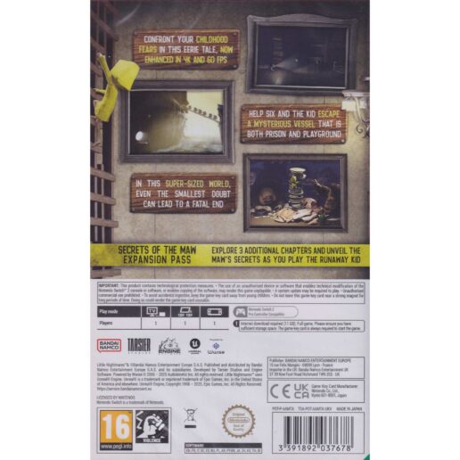 Little Nightmares Enhanced Edition Complete Edition Nintendo Switch 2