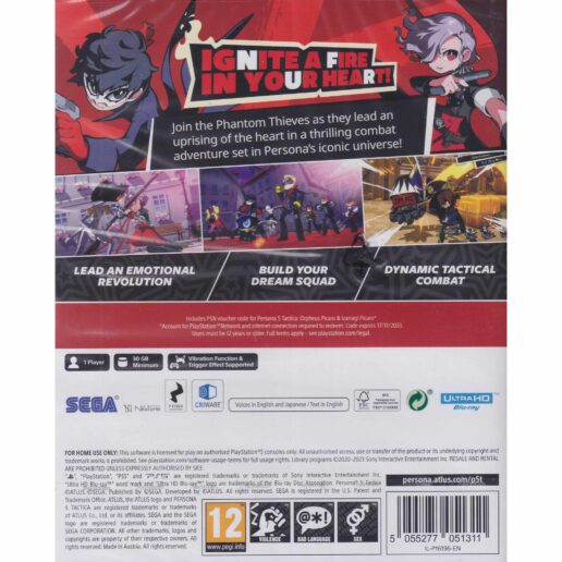 Persona 5 Tactica Playstation 5 PS5