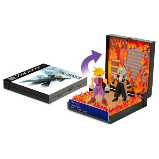 PlayStation Final Fantasy VII Burning at Nibelheim Diorama - Diorama