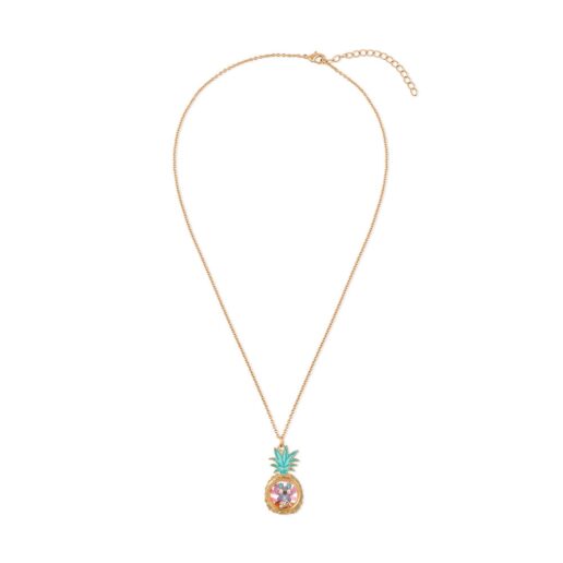 Disney Stitch Pineapple necklace