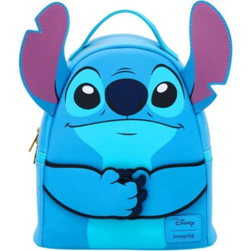Disney Stitch Magnetic Hands Back pack Loungefly 26cm