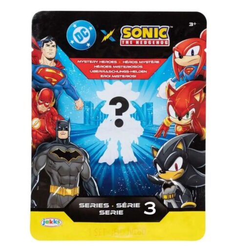 Sonic The Hedgehog x Dc Comics Series 3 assorted surprise figure 4cm Sonic The Hedgehog x Dc Comics Series 3 assorted surprise figure 4cm