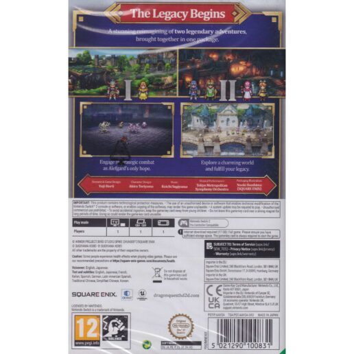 Dragon Quest I & II HD-2D Remake Nintendo Switch 2