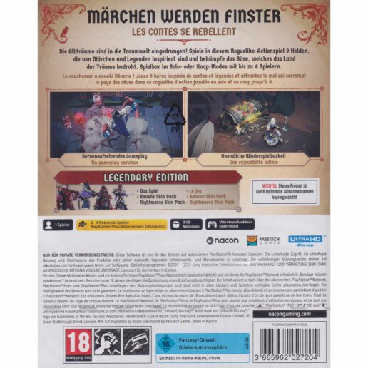 Ravenswatch Legendary Edition Playstation 5 PS5 DE FR English in Game