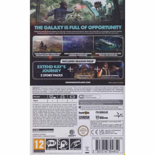 Star Wars Outlaws Gold Edition Nintendo Switch 2