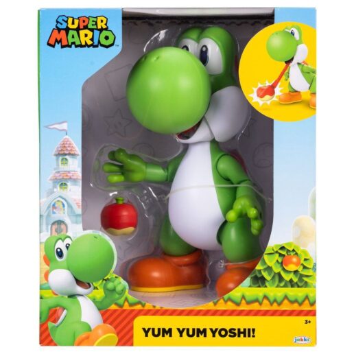 Super Mario Bros Yum Yum Yoshi Interactive figure 20cm