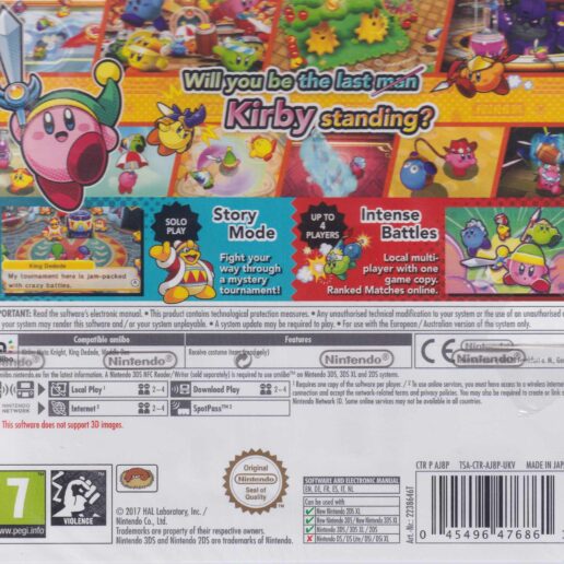 Kirby Battle Royale Nintendo 3DS
