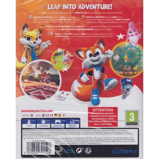 New Super Luckys Tale Playstation 4 PS4
