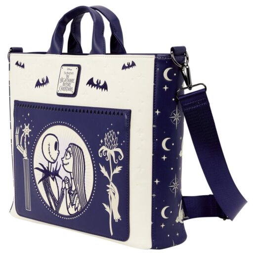 Loungefly Disney Nightmare Before Christmas Jack Skellington & Sally Night Backpack bag