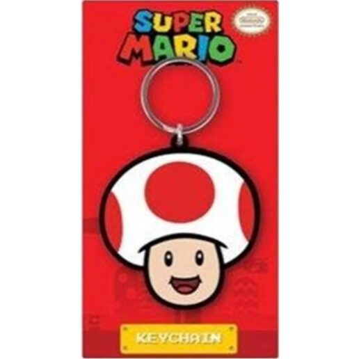 Super Mario Toad Keychain