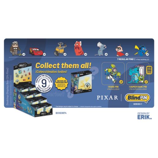 Disney Pixar pin mystery collectible BlindPIN