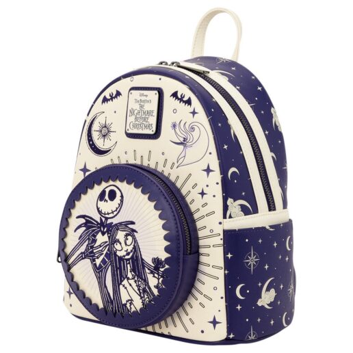 Loungefly Disney Nightmare Before Christmas Jack Skellington & Sally Night Sky backpack 26cm