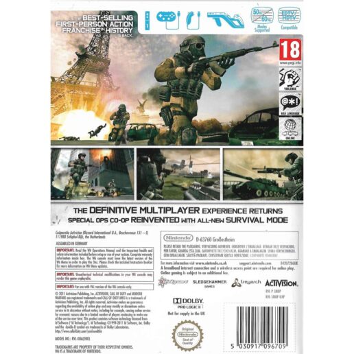 Call of Duty Modern Warfare 3 Nintendo Wii