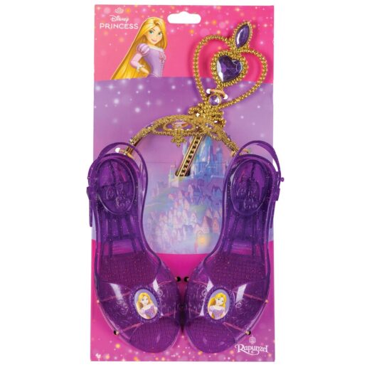 Disney Princess assorted Shoes + Tiara + Wand Set