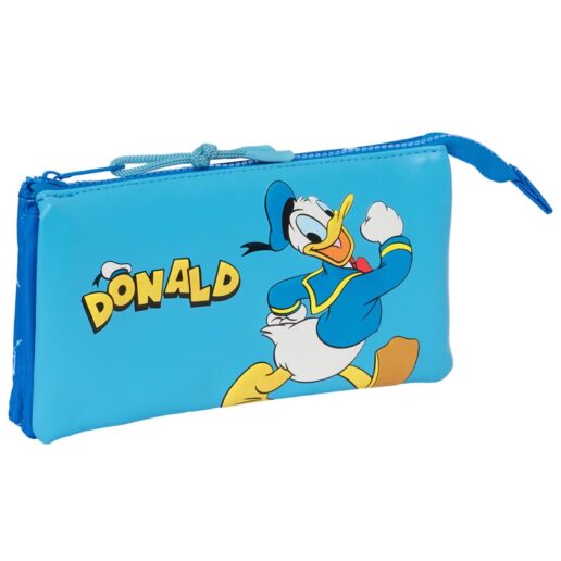 Disney Donald Duck triple pencil case