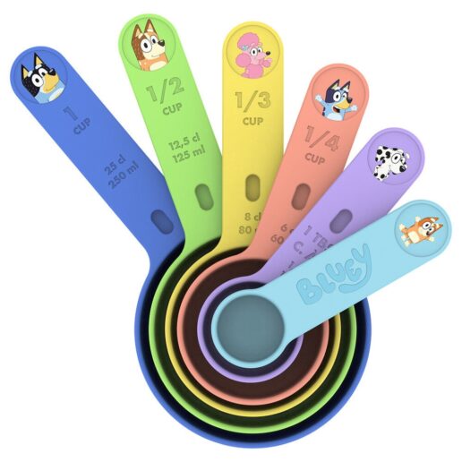 Bluey Chefclub measuring cups