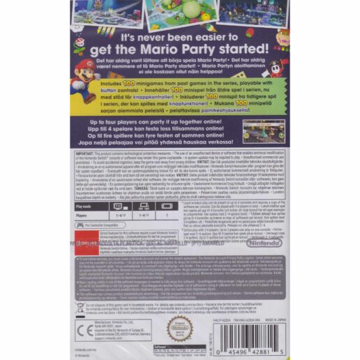 Mario Party Superstars Nintendo Switch Nordic
