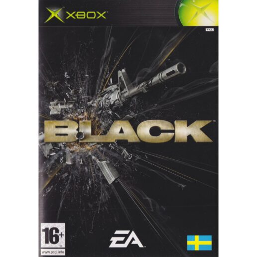Black Xbox Swedish (Begagnad)