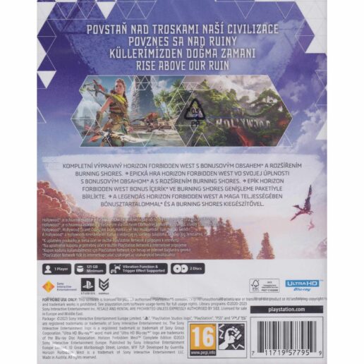 Horizon Forbidden West Complete Edition Playstation 5 PS5 CZ SK TR HU