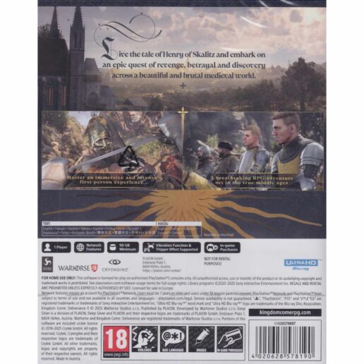Kingdom Come Deliverance II Playstation 5 PS5