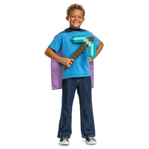 Minecraft Cape + pickaxe