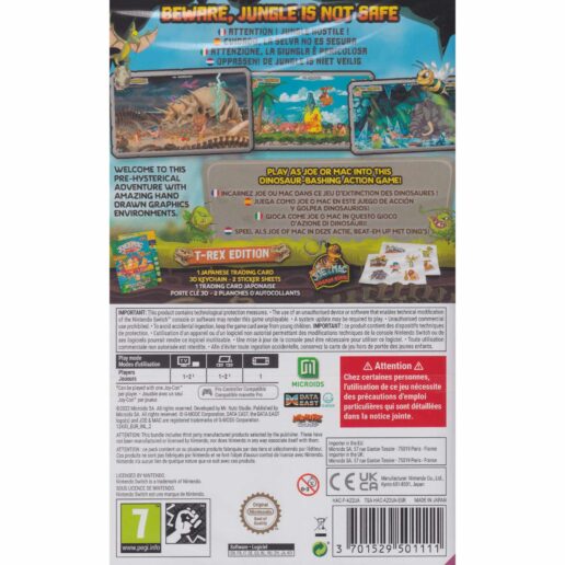 New Joe and Mac Caveman Ninja Limited Edition Nintendo Switch