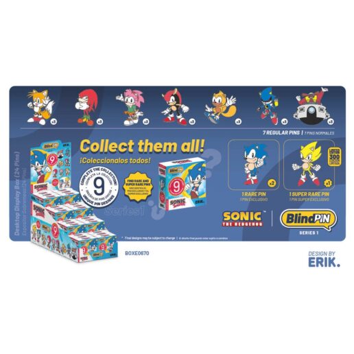 Sonic the Hedgehog pin mystery collectible BlindPIN