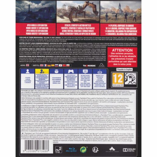 Generation Zero Playstation 4 PS4 (Begagnad)