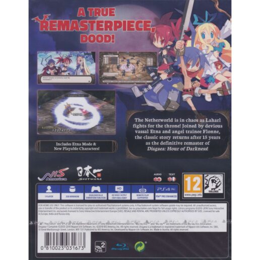 Disgaea 1 Complete Playstation 4 PS4