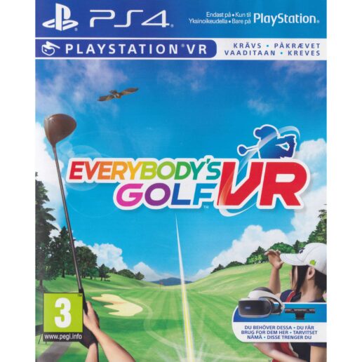 Everybodys Golf VR Playstation 4 PS4 VR Nordic (Begagnad)