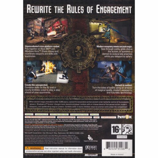 Shadowrun Xbox 360 (Begagnad)