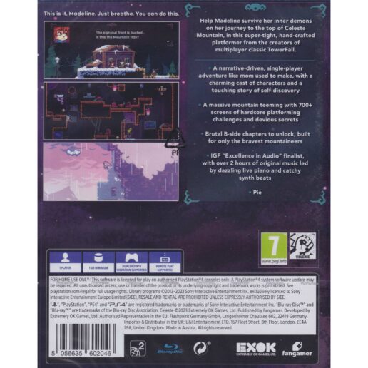 Celeste Playstation 4 PS4