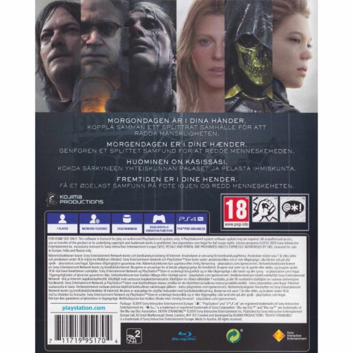 Death Stranding Playstation 4 PS4 Nordic (Begagnad)
