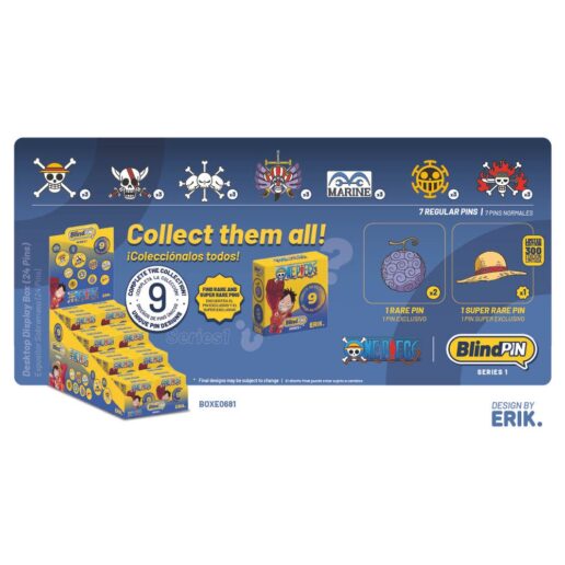 One Piece pin mystery collectible BlindPIN