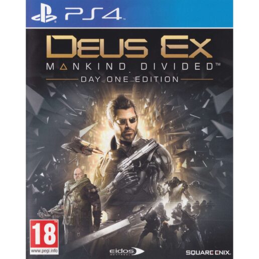 Deux Ex Mankind Divided Day One Edition Playstation 4 PS4 (Begagnad)
