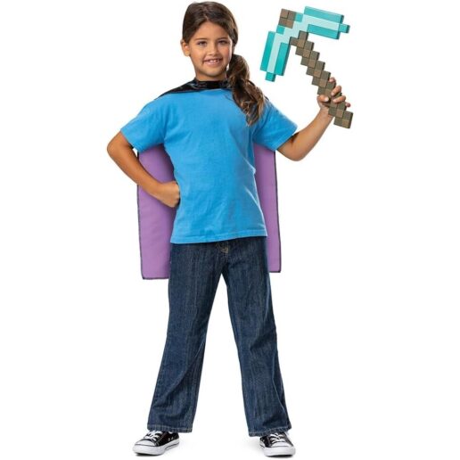 Minecraft Cape + pickaxe