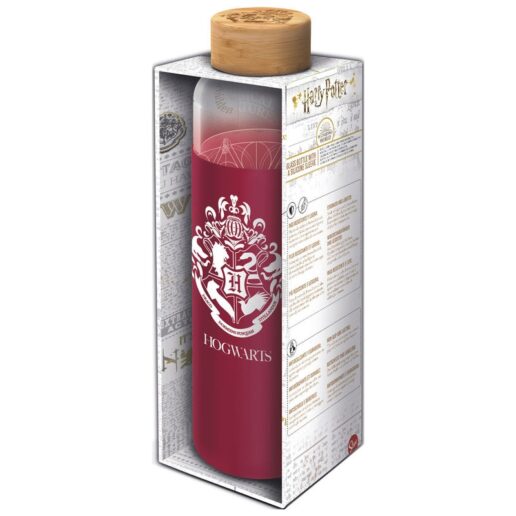 Harry Potter silicone cover glass bottle 585ml Harry Potter silicone cover glass bottle 585ml