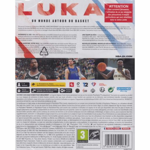 NBA 2K22 Playstation 5 PS5 FR English in Game