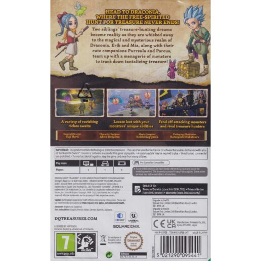 Dragon Quest Treasures Nintendo Switch