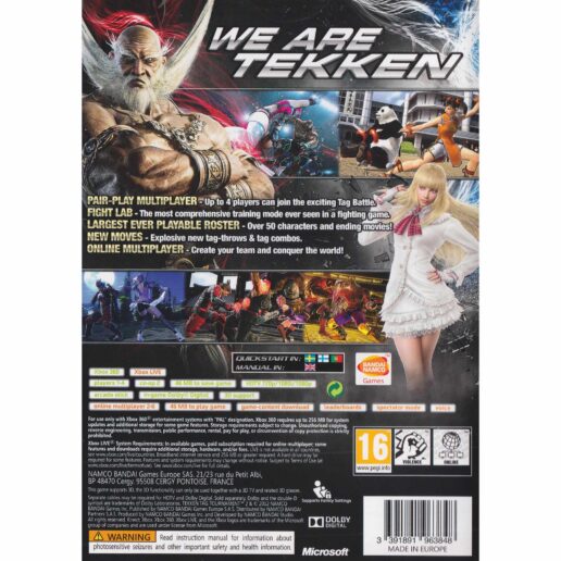 Tekken Tag Tournament 2 Xbox 360 Swedish (Begagnad)