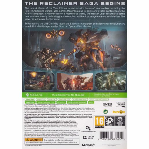 Halo 4 Game of the Year Edition Xbox 360 (Begagnad)