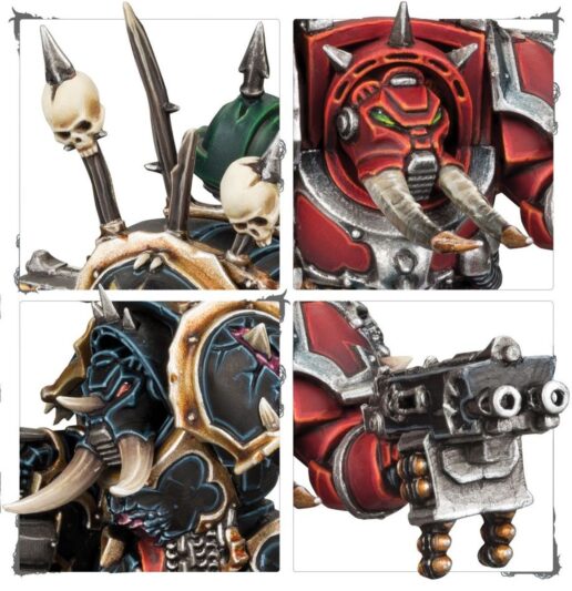 Warhammer 40K Chaos Space Marine Chaos Terminator Squad