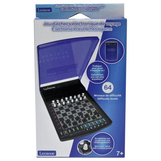 Electronic travel chess set