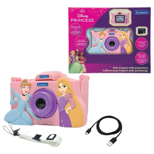 Disney Princess Kids digital camera with protective cover