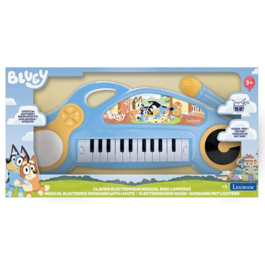 Bluey electronic keyboard with lights